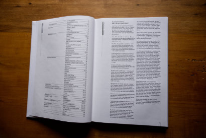 Inhaltsverzeichnis Typografie-Buch